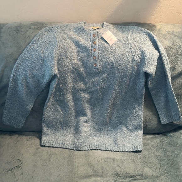 Appleseed’s XL light blue sweater New - Picture 1 of 5